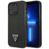 Image de Guess GUHCP14LPSATLK iPhone 14 Pro 6,1" czarny/black étui rigide SaffianoTriangle Logo (Apple iPhone 14 Pro), Coque pour téléphone portable, Noir