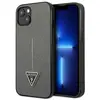 Image de Guess GUHCP14SPSATLG iPhone 14 6,1" srebrny/argent hardcase SaffianoTriangle Logo (Apple iPhone 14), Coque pour téléphone portable, Argent