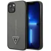 Image de Guess GUHCP14MPSATLG iPhone 14 Plus 6,7" srebrny/argent hardcase SaffianoTriangle Logo (Apple iPhone 14 Plus), Coque pour téléphone portable, Argent