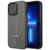 Image de Guess GUHCP14XPSATLG iPhone 14 Pro Max 6,7" srebrny/argent hardcase SaffianoTriangle Logo (Apple iPhone 14 Pro Max), Coque pour téléphone portable, Argent