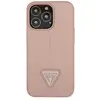 Image de Guess GUHCP14XPSATLP iPhone 14 Pro Max 6,7" ró owy/rose hardcase SaffianoTriangle Logo (Apple iPhone 14 Pro Max), Coque pour téléphone portable, Pink, Rose