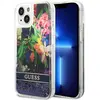 Image de Guess GUHCP14MLFLSB iPhone 14 Plus 6,7" niebieski/bleu hardcase Fleur liquide pailleté (Apple iPhone 14 Plus, Apple iPhone 15 Plus), Coque pour téléphone portable, Bleu