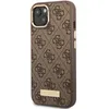 Image de Coque Guess PU Magsafe 4G Metal Plate pour iPhone 14 Plus - Marron