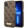 Image de Guess GUHMP14MU4GPRW iPhone 14 Plus 6,7" br zowy/brown hard case 4G Logo Plate MagSafe (Apple iPhone 14 Plus), Coque pour téléphone portable, Marron