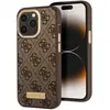 Image de Guess GUHMP14LU4GPRW iPhone 14 Pro 6,1" br zowy/brown hard case 4G Logo Plate MagSafe (Apple iPhone 14 Pro), Coque pour téléphone portable, Marron