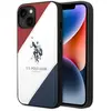 Image de U.S. Polo US Polo USHCP14SPSO3 iPhone 14 6.1 "blanc / blanc Tricolor Embossed (Apple iPhone 14), Coque pour téléphone portable, Blanc, Multicolore