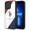 Image de U.S. Polo Étui en cuir double cheval pour iPhone 14 Pro Max (Apple iPhone 14 Pro Max), Coque pour téléphone portable, Blanc