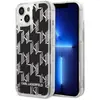 Image de Karl Lagerfeld KLHCP14SLMNMK iPhone 14 6.1 "étui rigide noir / noir Liquid Glitter Monogram (Apple iPhone 13, Apple iPhone 14, Apple iPhone 15), Coque pour téléphone portable, Noir