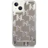 Image de Karl Lagerfeld KLHCP14SLMNMS iPhone 14 6.1 "étui rigide argent / argent Liquid Glitter Monogram (Apple iPhone 14), Coque pour téléphone portable, Argent