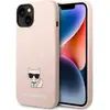 Image de Karl Lagerfeld Couverture en silicone Choupette Body Logo Rose, pour Apple iPhone 14 Plus, KLHCP14MSLCTPI (Apple iPhone 14 Plus, Apple iPhone 15 Plus), Coque pour téléphone portable, Rose, Pink
