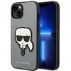Image de Karl Lagerfeld KLHCP14SSAPKHG iPhone 14 6,1" srebrny/argent hardcase Saffiano Karl's Head Patch (Apple iPhone 14), Coque pour téléphone portable, Argent
