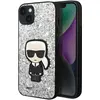 Image de Karl Lagerfeld Hard Cover Glitter Flakes Ikonik Silver, pour iPhone 14 Plus, KLHCP14MGFKPG (Apple iPhone 14 Plus), Coque pour téléphone portable, Gris, Argent