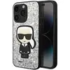 Image de Karl Lagerfeld iPhone 14 Pro Max 6.7 hardcase paillettes Ikonik (Apple iPhone 14 Pro Max), Coque pour téléphone portable, Gris, Argent