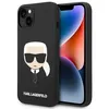 Image de Karl Lagerfeld Silicone Ikonik Karl's Head MagSafe - Coque pour iPhone 14 Plus (Noir)