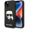 Image de Karl Lagerfeld KLHMP14MSLKHBK iPhone 14 Plus 6,7" coque rigide czarny/black Silicone Karl's Head Magsafe (Apple iPhone 14 Plus), Coque pour téléphone portable, Noir
