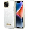 Image de Guess GUHCP14SHGCRHS iPhone 14 6,1" srebrny/argent étui rigide Collection Croco (Apple iPhone 14), Coque pour téléphone portable, Argent