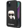 Image de Karl Lagerfeld KLHCP14MSLKHBK iPhone 14 Plus 6.7 "étui rigide noir / noir Silicone Karl's Head (Apple iPhone 14 Plus), Coque pour téléphone portable, Noir