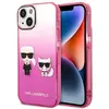 Image de Karl Lagerfeld KLHCP14MTGKCP iPhone 14 Plus 6,7" hardcase ró?owy/pink Gradient Ikonik Karl & Choupet (Apple iPhone 14 Plus), Coque pour téléphone portable, Pink, Rose
