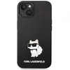 Image de Karl Lagerfeld KLHCP14MSNCHBCK iPhone 14 Plus 6,7" étui rigide czarny/black Silicone Choupette (Apple iPhone 14 Plus, Apple iPhone 15 Plus), Coque pour téléphone portable, Noir