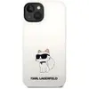 Image de Karl Lagerfeld KLHCP14LSNCHBCH iPhone 14 Pro 6,1" étui rigide bia?y/white Silicone Choupette (Apple iPhone 14 Pro), Coque pour téléphone portable, Blanc