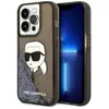 Image de Karl Lagerfeld KLHCP14XLNKHCK iPhone 14 Pro Max 6,7" czarny/black hardcase Glitter Karl Head (Apple iPhone 14 Pro Max), Coque pour téléphone portable, Noir