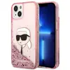Image de Karl Lagerfeld KLHCP14MLNKHCP iPhone 14 Plus 6,7" ró?owy/pink hardcase Glitter Karl Head (Apple iPhone 14 Plus, Apple iPhone 15 Plus), Coque pour téléphone portable, Rose, Transparent