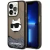 Image de Karl Lagerfeld KLHCP14LLNCHCK iPhone 14 Pro 6.1" noir/black hardcase paillettes Tête de Choupette (Apple iPhone 14 Pro), Coque pour téléphone portable, Noir