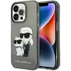 Image de Karl Lagerfeld iPhone 14 Pro Max IML paillettes Karl et Choupette NFT Case (Apple iPhone 14 Pro Max), Coque pour téléphone portable, Transparent, Gris, Noir