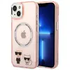 Image de Karl Lagerfeld KLHMP14MHKCP iPhone 14 Plus 6.7 "hardcase rose / rose Karl & Choupette Alumi (Apple iPhone 14 Plus, Apple iPhone 15 Plus), Coque pour téléphone portable, Pink