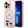 Image de Karl Lagerfeld KLHMP14XHKCP iPhone 14 Pro Max 6,7" étui rigide ró owy/pink Karl & Choupette Aluminium M (Apple iPhone 14 Pro Max), Coque pour téléphone portable, Rose, Pink