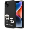 Image de Karl Lagerfeld KLHMP14MSSKCK iPhone 14 Plus 6.7 "étui rigide noir / noir Liquid Silicone Karl &a (Apple iPhone 14 Plus), Coque pour téléphone portable, Noir