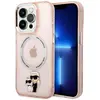 Image de Karl Lagerfeld KLHMP14LHNKCIP iPhone 14 Pro 6,1" hardcase ró?owy/pink Iconic Karl&Choupette Magsafe (Apple iPhone 14 Pro), Coque pour téléphone portable, Rose, Pink, Transparent, Argent