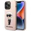 Image de Karl Lagerfeld KLHMP14XSNIKBCP iPhone 14 Pro Max 6,7" hardcase ró?owy/pink Silicone Ikonik Magsafe (Apple iPhone 14 Pro Max), Coque pour téléphone portable, Rose, Pink