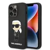 Image de Karl Lagerfeld Silicone NFT Ikonik MagSafe - Coque pour iPhone 14 Pro (Noir)