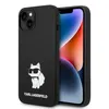 Image de Coque pour iPhone 15 Plus / iPhone 14 Plus - Karl Lagerfeld Silicone MagSafe (KLHMPMP14MSNCHBCK) - Choupette