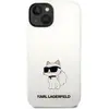 Image de Karl Lagerfeld KLHMP14MSNCHBCH iPhone 14 Plus 6.7" étui rigide blanc/blanc Silicone Choupette MagS (Apple iPhone 14 Plus), Coque pour téléphone portable, Blanc
