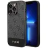 Image de Guess GUHCP14XG4GLGR iPhone 14 Pro Max 6,7" szary/grey Hard Case 4G Stripe Collection (Apple iPhone 14 Pro Max), Coque pour téléphone portable, Gris