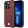 Image de BMW Étui BMHMP14L22RPSR iPhone 14 Pro 6,1" bourgogne/bourgogne Leather Seats Pattern MagSafe (Apple iPhone 14 Pro), Coque pour téléphone portable, Rouge