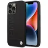 Image de BMW Étui BMHCP14LSLLBK iPhone 14 Pro 6,1" czarny/black Leather Stamp (Apple iPhone 14 Pro), Coque pour téléphone portable, Noir