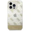Image de Guess iPhone 14 Pro Max PC/TPU Peony Glitter Script Logo Case (Apple iPhone 14 Pro Max), Coque pour téléphone portable, Or