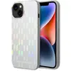 Image de Karl Lagerfeld KLHCP14MLGMMSV3 iPhone 14 Plus 6.7 "étui rigide argent / argent Monogram Iridescent (Apple iPhone 14 Plus, Apple iPhone 15 Plus), Coque pour téléphone portable, Argent