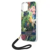 Image de Guess GUOHCP14MHFLSB iPhone 14 Plus 6,7" hardcase niebieski/blue Flower Strap (Apple iPhone 14 Plus), Coque pour téléphone portable, Bleu