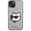Image de Karl Lagerfeld KLHCP14SG2CPS iPhone 14 6.1" argent/argent hardcase paillettes patch Choupette (Apple iPhone 13, Apple iPhone 14, Apple iPhone 15), Coque pour téléphone portable, Argent