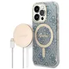Image de Bundle Chargeur 15W Guess Magsafe + Coque Magsafe 4G pour iPhone 14 Pro