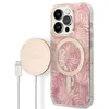 Image de Bundle Chargeur 15W Guess Magsafe + Coque Magsafe Jungle pour iPhone 14 Pro