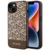 Image de Guess GUHMP14MHGCFSEW iPhone 14 Plus 6,7" br zowy/brown hard case GCube Stripes MagSafe (Apple iPhone 14 Plus), Coque pour téléphone portable, Marron