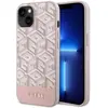 Image de Guess GUHMP14SHGCFSEP iPhone 14 6,1" ró owy/pink hard case GCube Stripes MagSafe (Apple iPhone 14), Coque pour téléphone portable, Pink, Noir