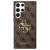 Image de Coque Arrière pour Samsung Galaxy S23 Ultra à Motif 4G Élégant Guess Marron