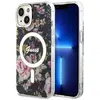Image de Guess GUHMP14MHCFWSK iPhone 14 Plus 6.7" noir/black hardcase Flower MagSafe (Apple iPhone 14 Plus), Coque pour téléphone portable, Noir