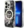 Image de Guess iPhone 14 Pro 6.1 hardcase Fleur MagSafe (Apple iPhone 14 Pro), Coque pour téléphone portable, Noir